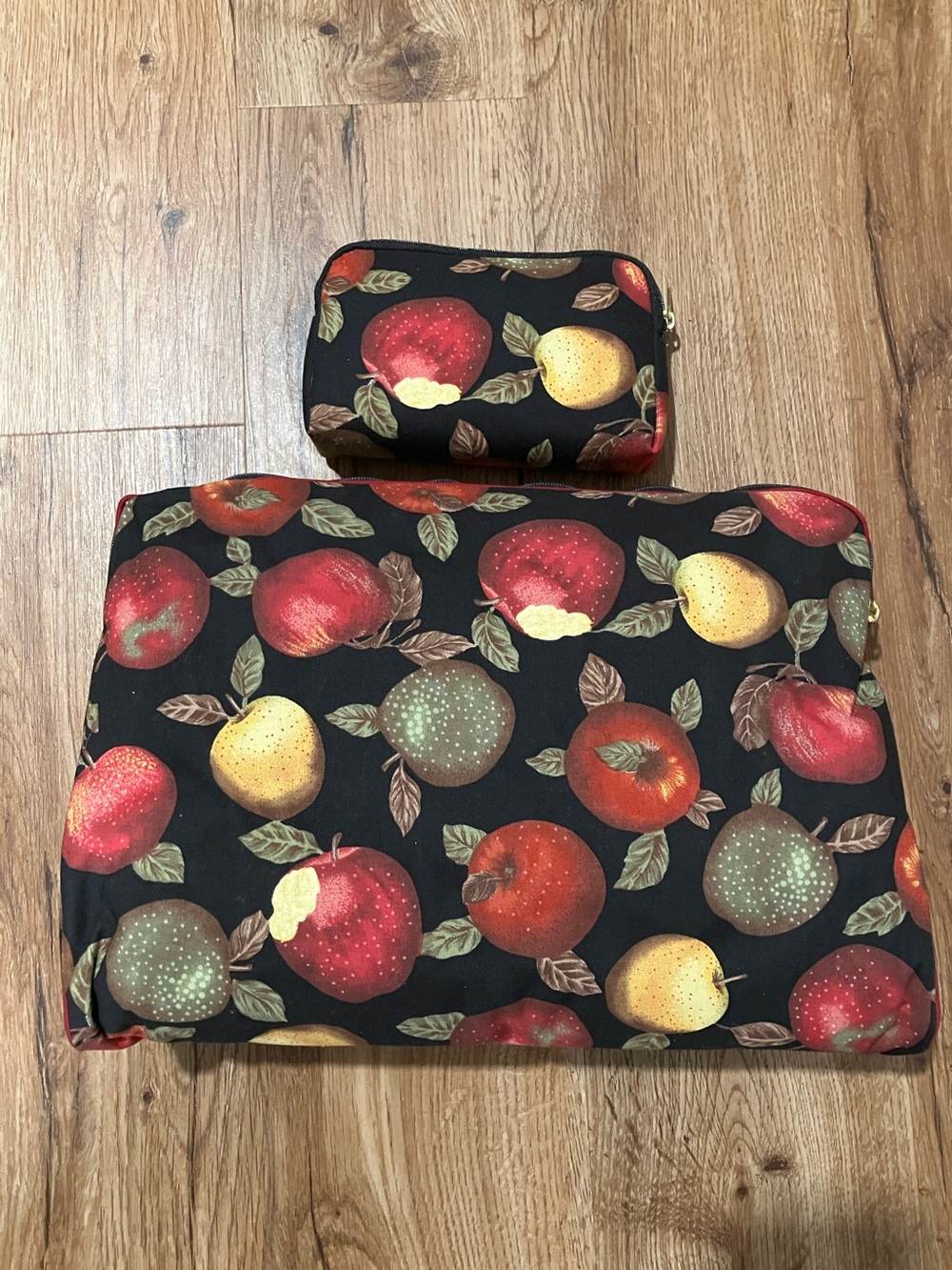 2 Piece Trina Cosmetic/Travel Bag Set